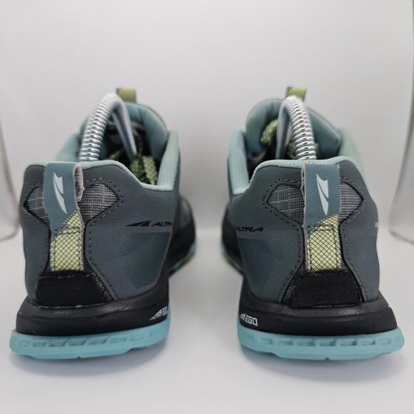 Altra Lone Peak 5 Green Blue Yellow Womens 7.5 W Hiking Trail Shoes Sneakers - Picture 7 of 12
